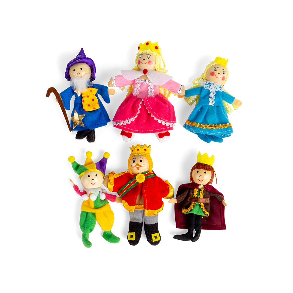 Marionnettes à Doigts En Velours - Lot De 12 Animaux - Jouet Éducatif Pour Raconter Des Histoires