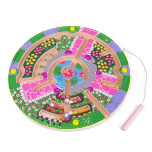 Puzzle de labyrinthe de jardin de fleurs