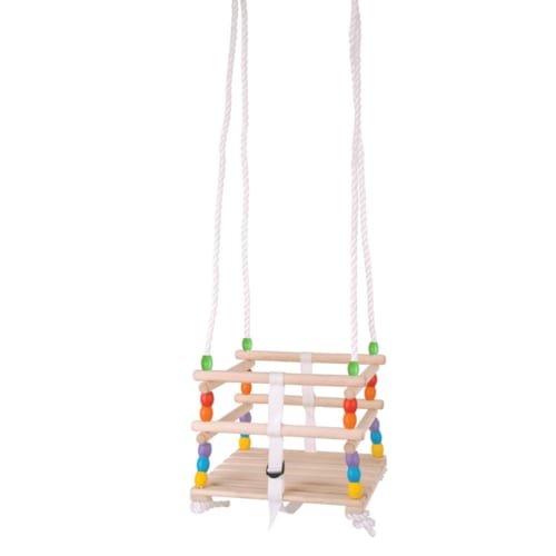 Bigjigs Toys - Balançoire berceau en bois