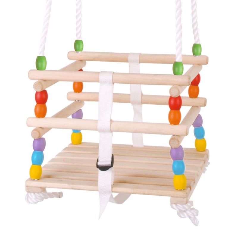 Balançoire berceau en bois (Bigjigs Toys) - Image 1