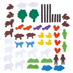 Jouet en forme d'épingle - ferme