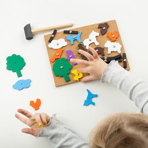 Jouet en forme d'épingle - ferme