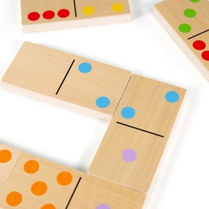 Jeu de dominos géants en bois