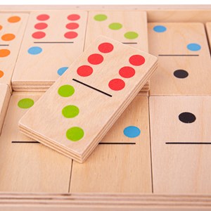 Jeu de dominos géants en bois