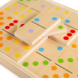 Jeu de dominos géants en bois