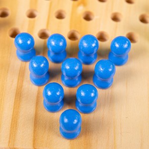 Jeu de dames chinoises en bois