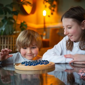 Solitaire en bois classique