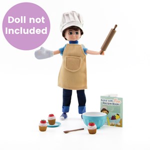 Lottie dolls poupée de cuisson de gâteau
