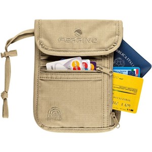 Pochette de sécurité ferrino anouk rfid sable