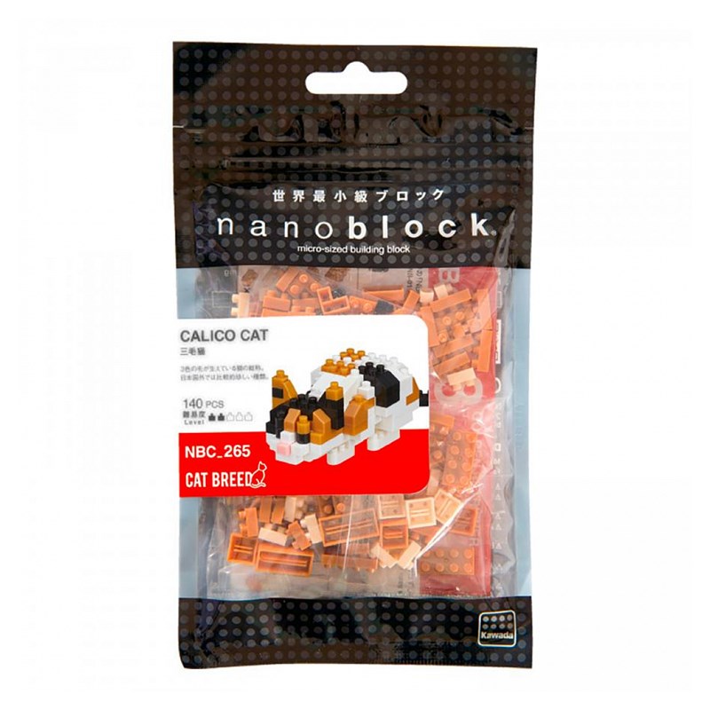Nanoblock chat calico 140 pcs - mini