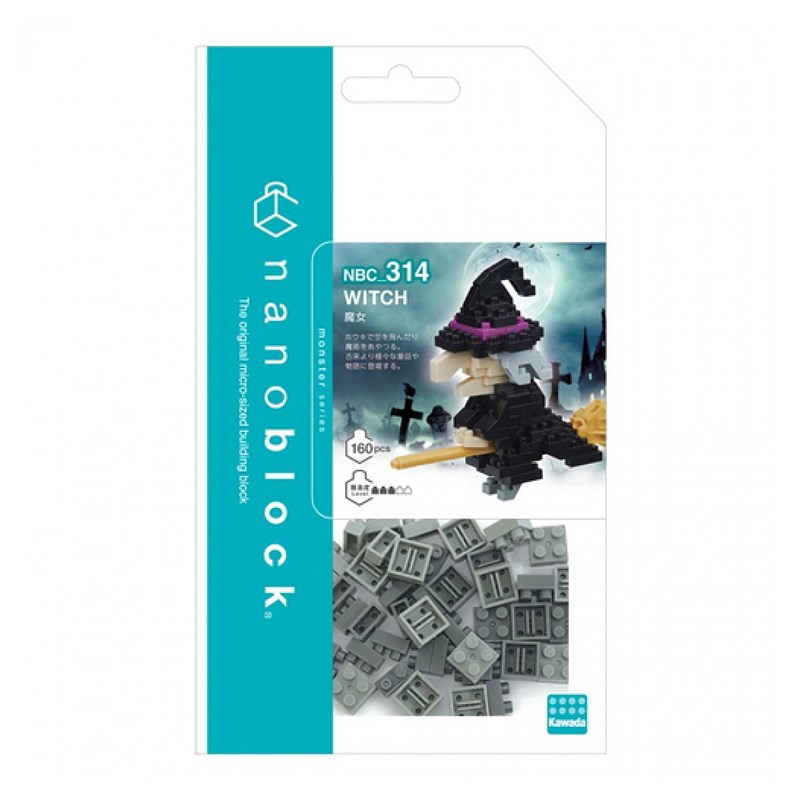 Nanoblock - Nanoblock sorciere 160 pcs - mini series
