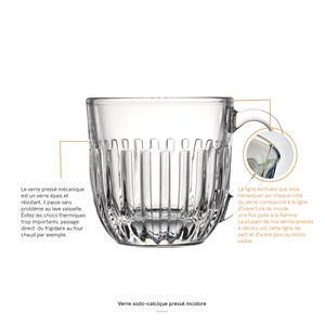 Lot de 6 tasses expresso, ouessant
