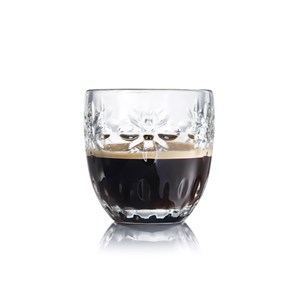 Lot de 6 tasses expresso fleurs, troquet