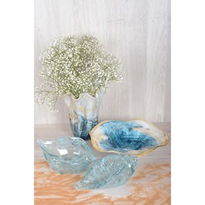 Coupelle océan coquillage bleue