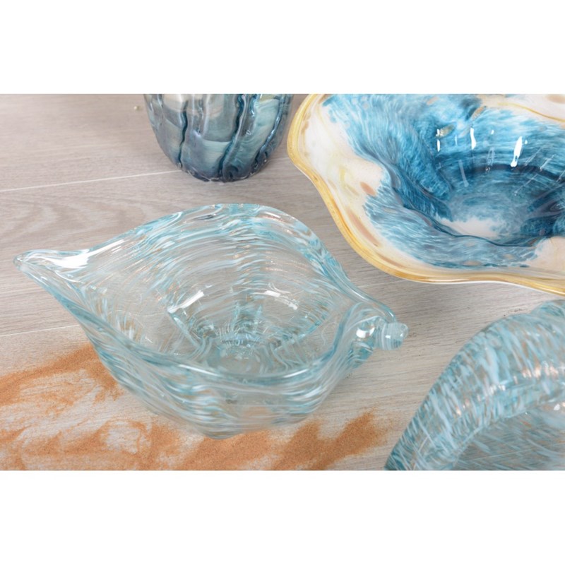 Coupelle océan coquillage bleue