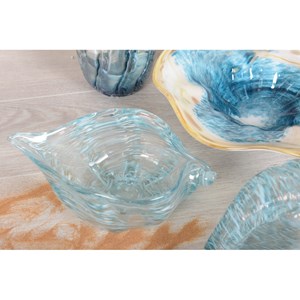 Coupelle océan coquillage bleue