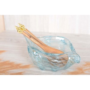 Coupelle océan coquillage bleue