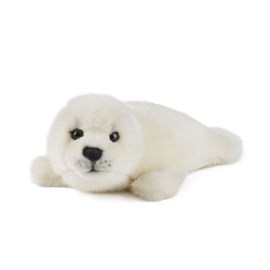 Peluche phoque gris 35 cm