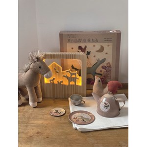 Veilleuse en bois musiciens de brême