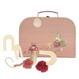 Kit de laine - pompons et tricotin