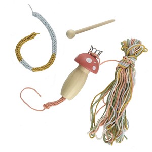 Kit de laine - pompons et tricotin