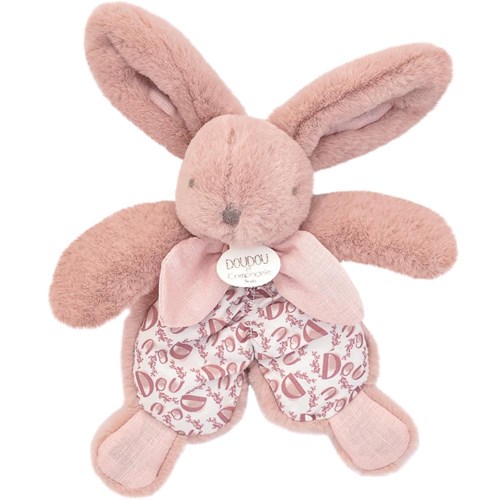 Mù - Doudou lapin rose 18 cm