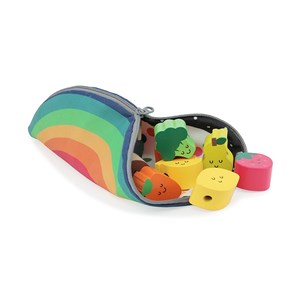 Perles en bois tutti frutti