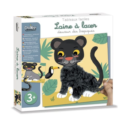 Crea Lign - Tableau à lacer douceur des tropiques