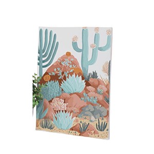 Peinture au numero 20x30cm cactus