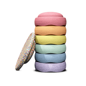 Stapelstein® rainbow set pastel