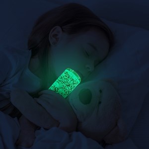 Bouteille sensorielle phosphorescente - accompagner le sommeil des petits
