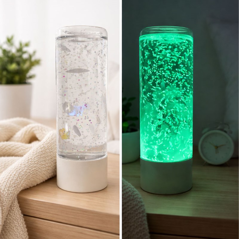 Bouteille sensorielle phosphorescente - accompagner le sommeil des petits