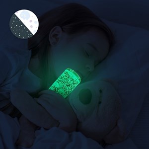 Bouteille sensorielle phosphorescente - accompagner le sommeil des petits