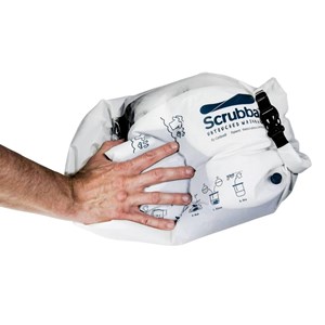 Sac de lavage format poche - blanc