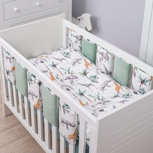 Ensemble couette oreiller enfant safari