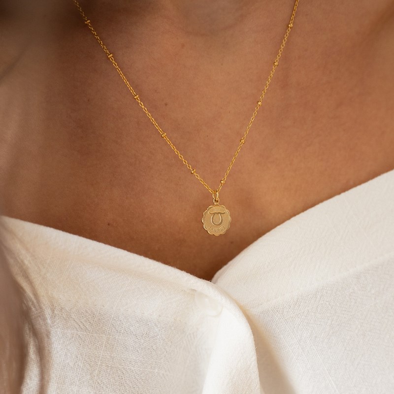 L'Atelier Du Marais - Paris - Collier signe astro doré  - taureau
