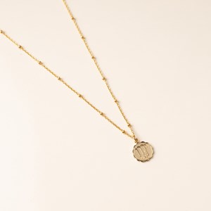 Collier signe astro doré  - vierge