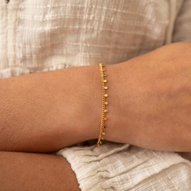 Bracelet doré - chaine pampilles