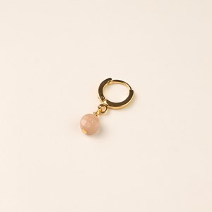 Créole dormeuse - pierre de soleil