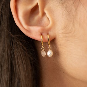 Créole - quartz rose ovale