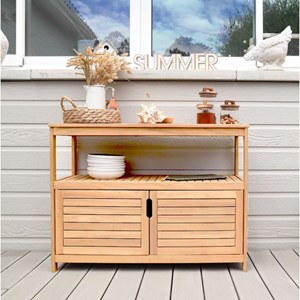 Desserte de jardin en bois tera