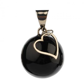Bola de grossesse collier noir taille