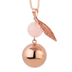 Bola de grossesse collier perle feuille