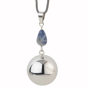 Collier bola de grossesse bijoux pierre