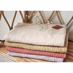 Protège carnet santé gaze coton jeanne