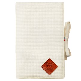 Protège carnet de santé en nid écru 17