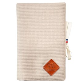 Protège carnet de santé en nid beige 17