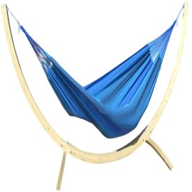 Hamac sur pied maya xl azur
