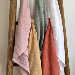 Maxi lange en gaze de coton, jeanne