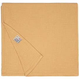 Lange en gaze de coton jeanne camel